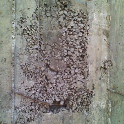 Repair of superficial concrete damage